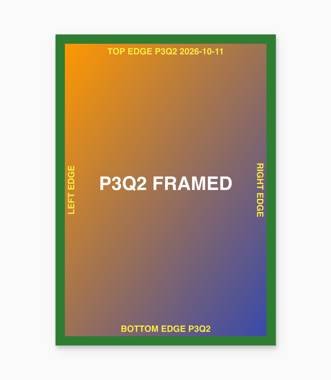 QA Framed Poster، A1 (59.4 × 84.1 سم)