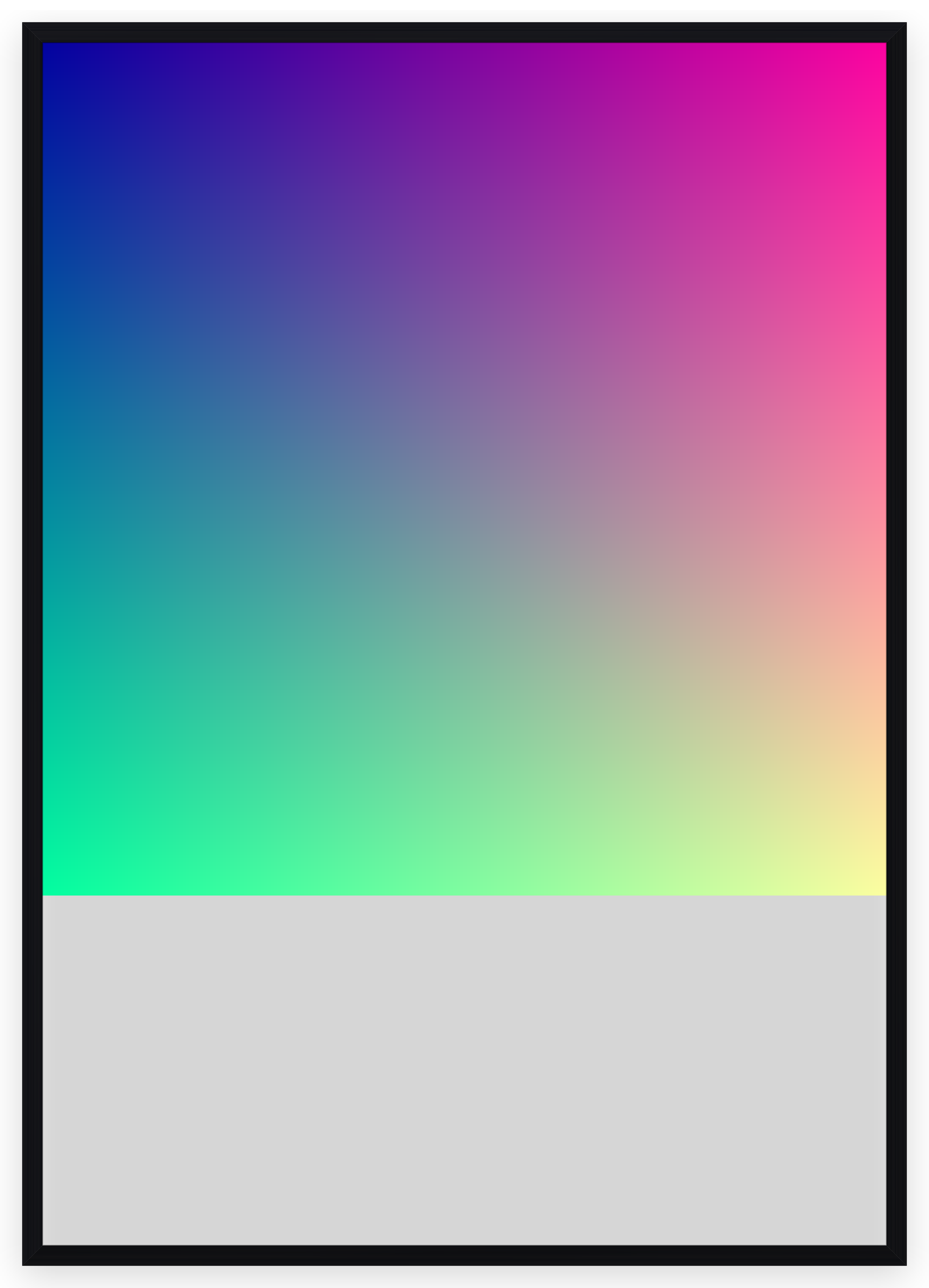 QA Framed Poster — A1 (59.4 × 84.1 سم)