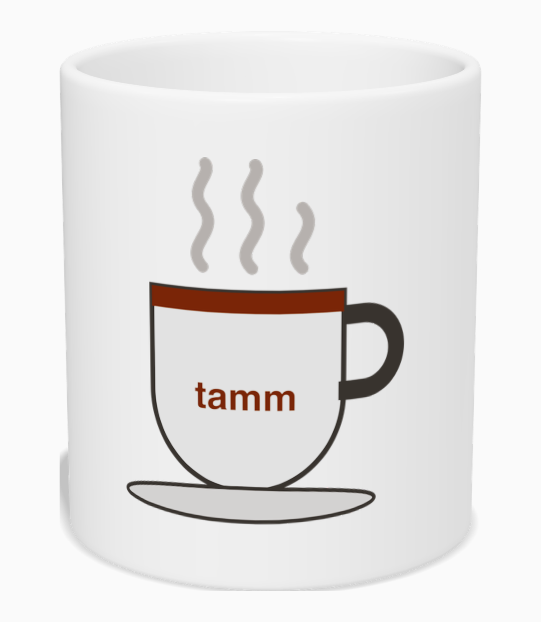 Preview check mug، أبيض / لامع / 11 أونصة